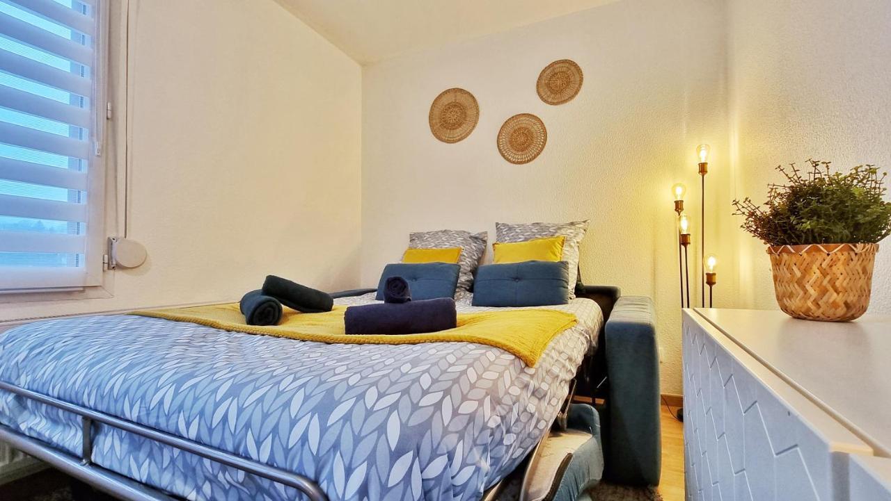 Le Smart - Parking - Terrasse - Wifi - Mulhouse - Relax Bnb Pfastatt Eksteriør billede