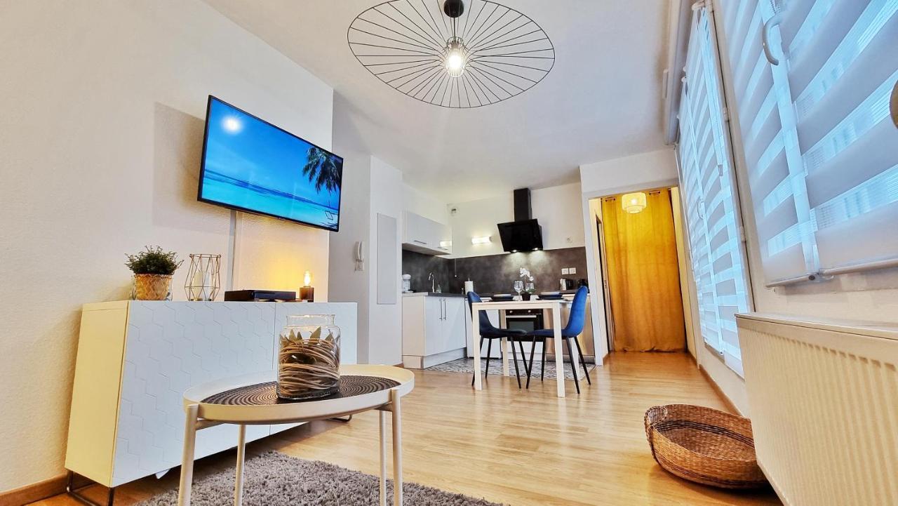 Le Smart - Parking - Terrasse - Wifi - Mulhouse - Relax Bnb Pfastatt Eksteriør billede