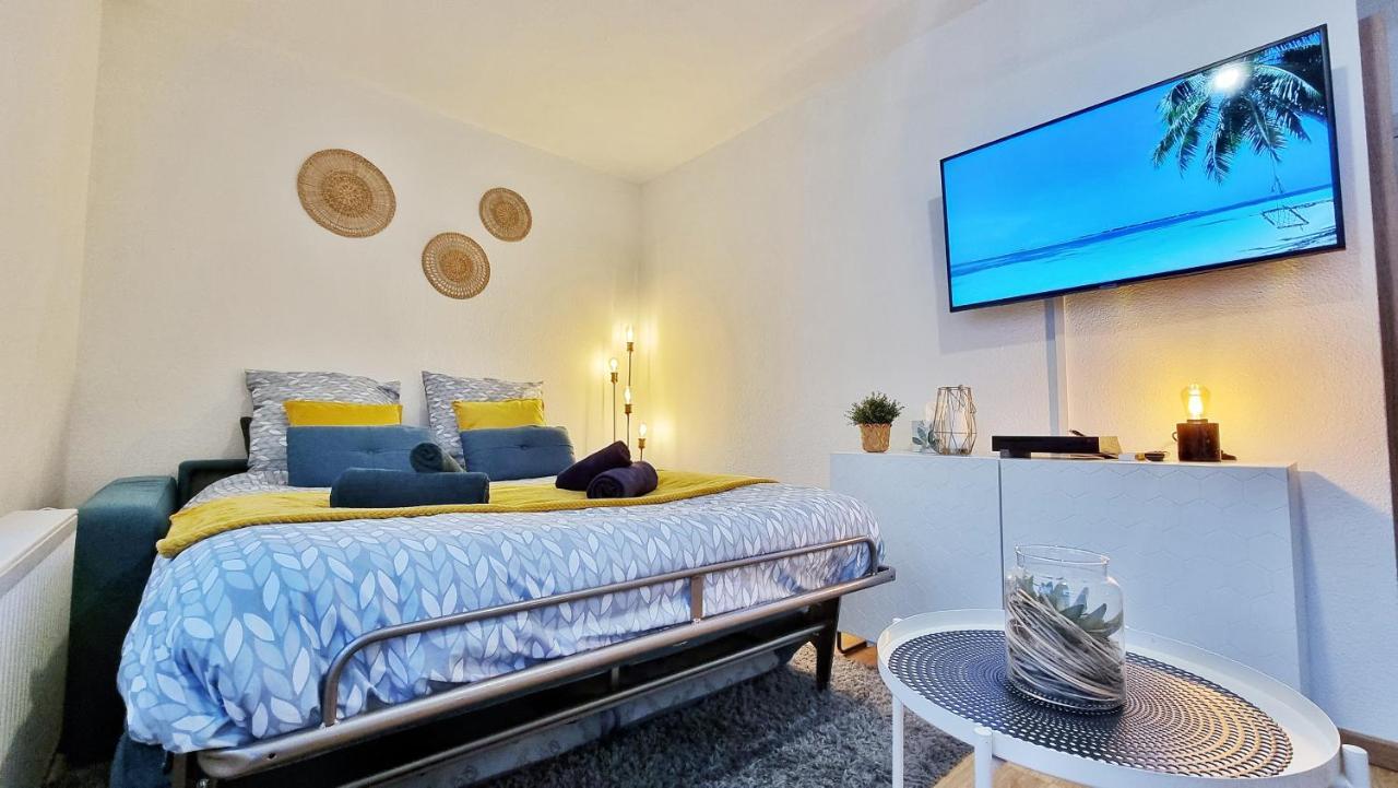 Le Smart - Parking - Terrasse - Wifi - Mulhouse - Relax Bnb Pfastatt Eksteriør billede